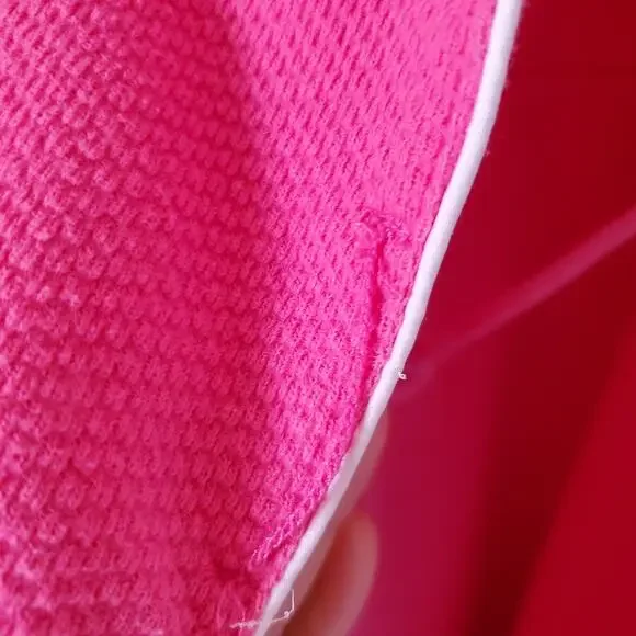 Lauren Ralph Lauren Robe Womens S Pink Waffle Weave Pockets Belt Bathrobe LRL - Picture 5 of 15